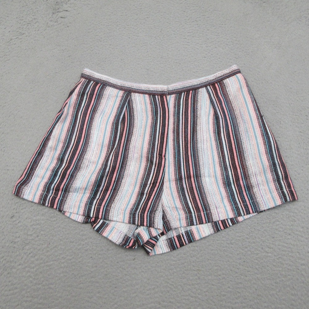 IRO Paris Tolie Chino Short Women 44 US 12 Mixed Pink Stripe Textured Lined $295